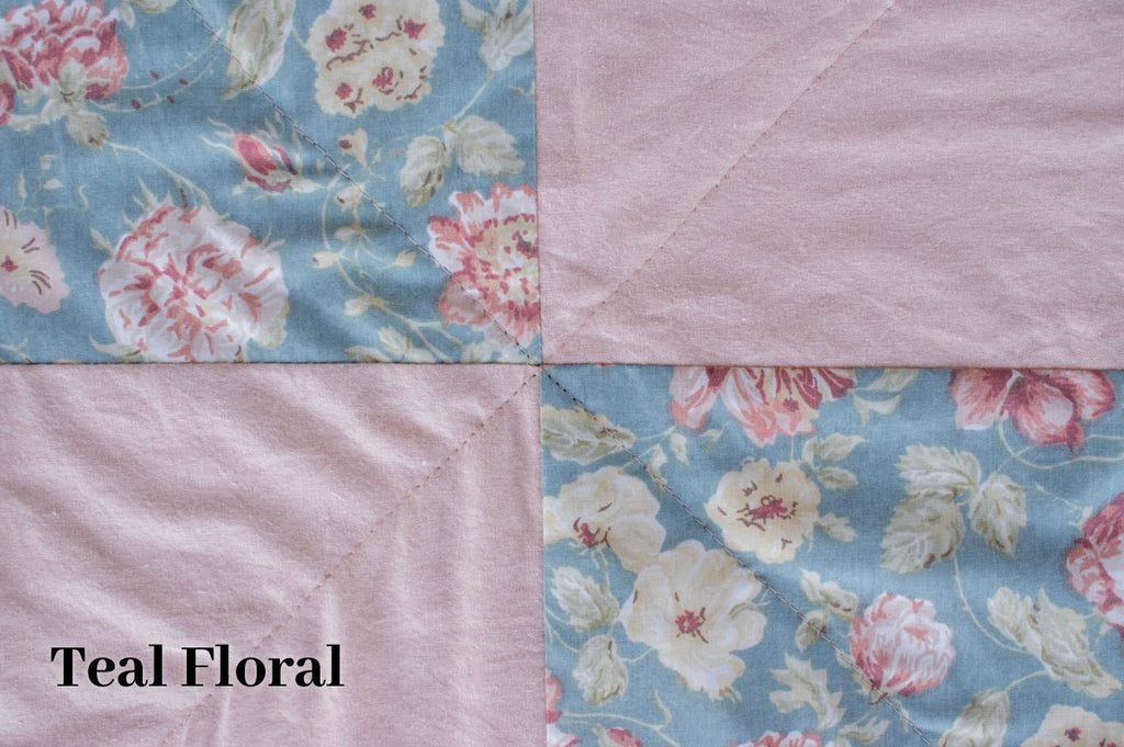 Baby Girl Quilted Lovey | Minky Baby Blanket Isabella's Collection