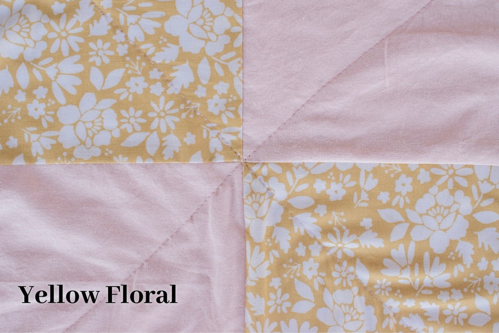 Baby Girl Quilted Lovey | Minky Baby Blanket in Lily's Collection