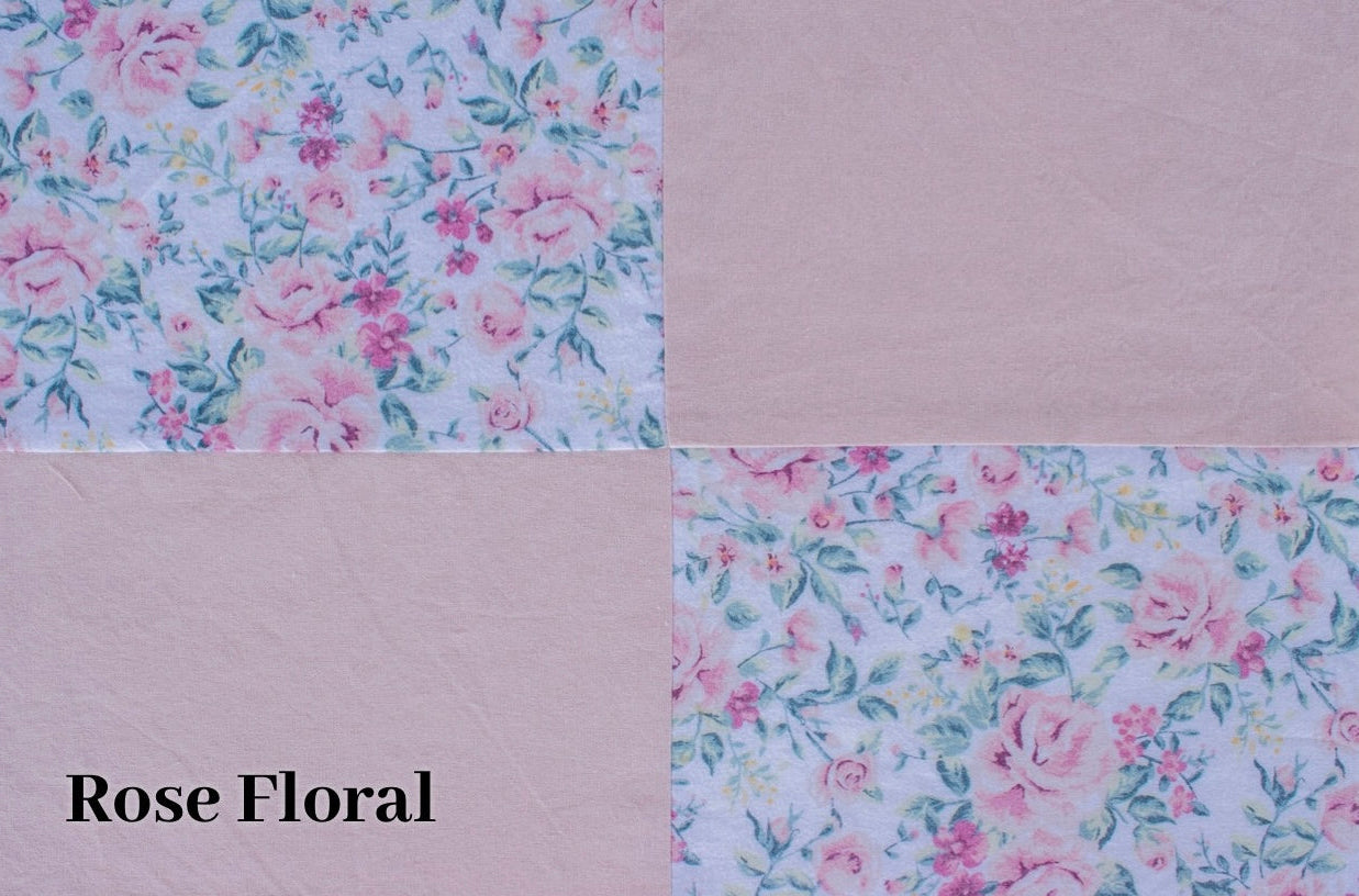 Baby Girl Quilted Lovey | Minky Baby Blanket Isabella's Collection